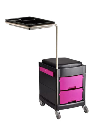 Pedicure Trolley X16 Black & Purple